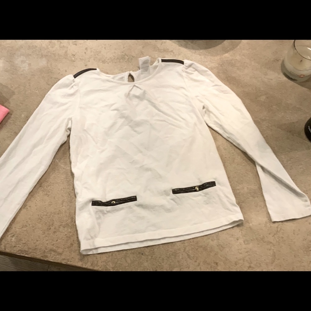 White horse themed long sleeve shirt